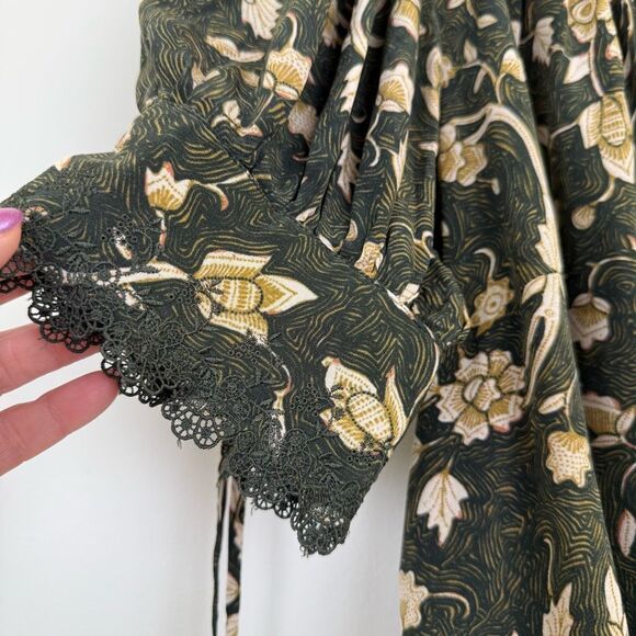 Ulla Johnson Karina Silk Blouse size 16 🗃️ - Picture 5 of 9